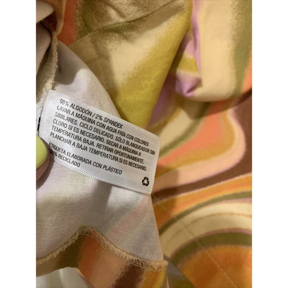 Wild Fable Women's Size Large Twill Tube Bodycon Dress Neutral Wave Boho Retro - Picture 5 of 14